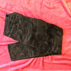 Rewash Juniors Camo Jean Skinny Jean